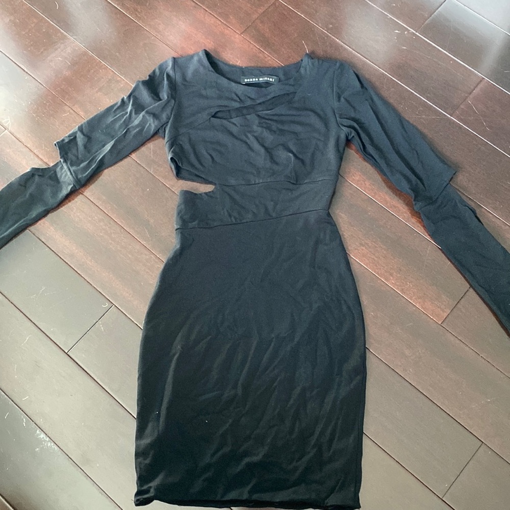 Donna Mizani cutout mini dress